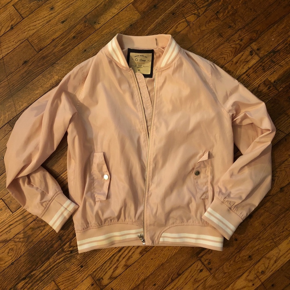 Pink Bomber Jacket